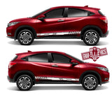 Custom Door Decal Vinyl Racing Stripe Stickers For Honda HR-V - Brothers-Graphics