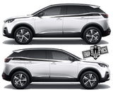 Custom Door Decal Vinyl Racing Stripe Stickers For Peugeot 3008 - Brothers-Graphics