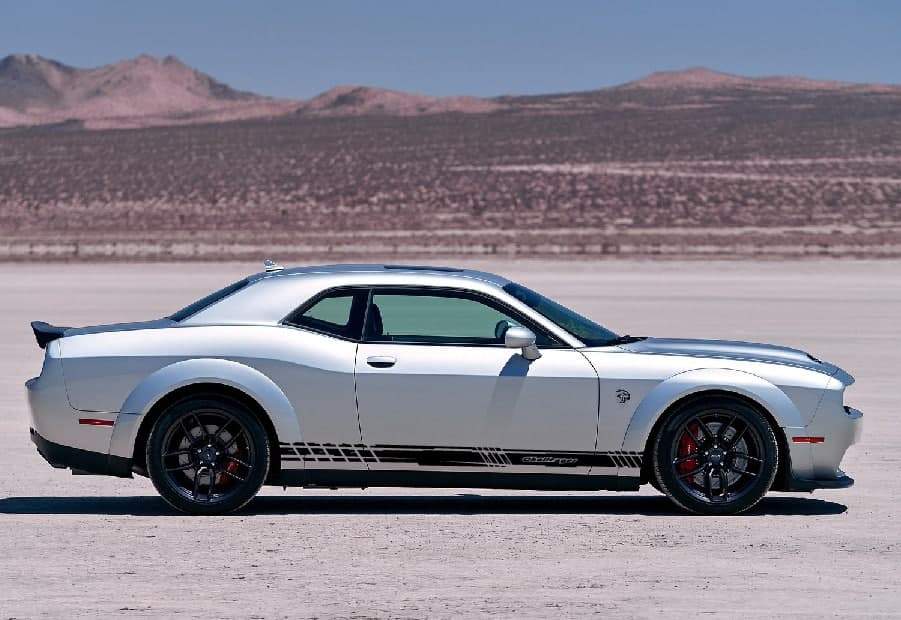 Vinyl Graphics Custom Racing Decal Sticker Compatible with Dodge Challenger SRT