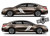 Custom Racing Decal Sticker Side Door Stripe Stickers For Nissan Altima - Brothers-Graphics