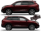 Custom Racing Decal Sticker Side Door Stripe Stickers kit Honda Passport - Brothers-Graphics