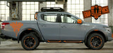 Custom Racing Decal Sticker Stripe Stickers For Mitsubishi L200 - Brothers-Graphics