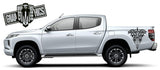 Custom Racing Decal Sticker Stripe Stickers For Mitsubishi L200 - Brothers-Graphics