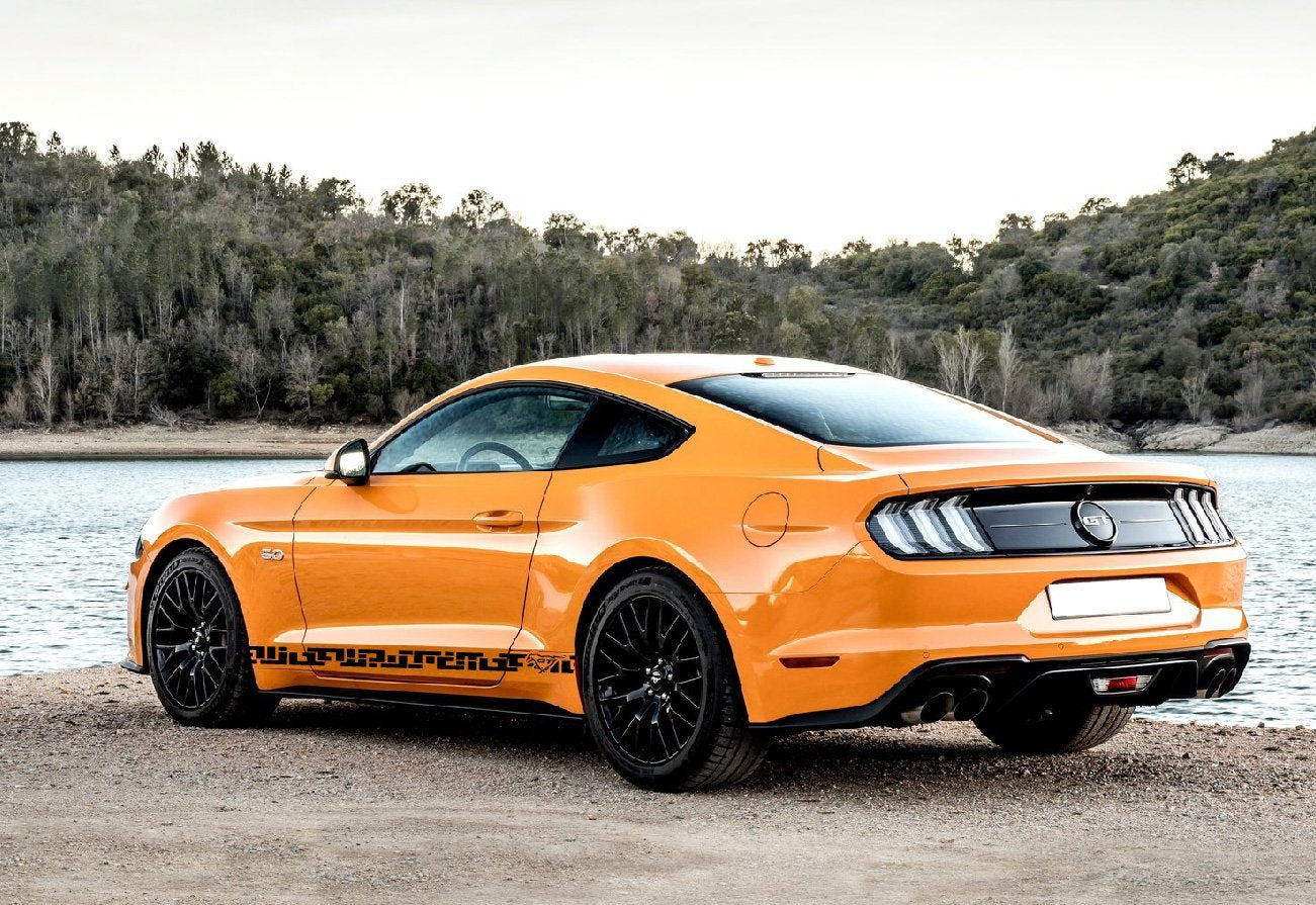 Tire Lettering Sticker MUSTANG GT 1.06'' 14''-22'' Separated Letters 8 Sets
