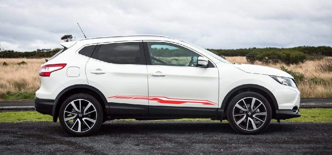 Autocollants personnalisés en vinyle pour Nissan Qashqai