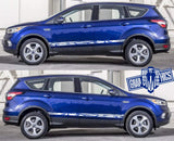 Decal Sticker Vinyl Side Racing Stripes for Ford Kuga - Brothers-Graphics