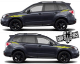 Decal Sticker Vinyl Side Racing Stripes for Subaru Forester - Brothers-Graphics