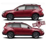 Decal Sticker Vinyl Side Racing Stripes for Subaru Forester - Brothers-Graphics