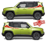 Decals Vinyl Racing Stripe Stickers For Jeep Renegade - Brothers-Graphics