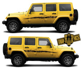 Decals Vinyl Racing Stripe Stickers For Jeep Wrangler - Brothers-Graphics