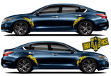 Graphics Racing Line Sticker Car Side Stripe Decal For Nissan Altima - Brothers-Graphics