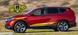 Graphics Racing Line Sticker Car Side Vinyl Stripe Fit Honda CR-V 2000-2019. - Brothers-Graphics
