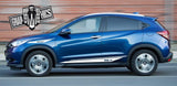 Graphics Racing Line Sticker Car Side Vinyl Stripe Fit Honda CR-V 2000-2019. - Brothers-Graphics