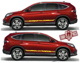Graphics Racing Line Sticker Car Side VINYL Stripe For Honda CR-V - Brothers-Graphics