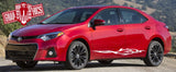 Graphics Racing Line Sticker Car Vinyl Stripes For Toyota Corolla - Brothers-Graphics