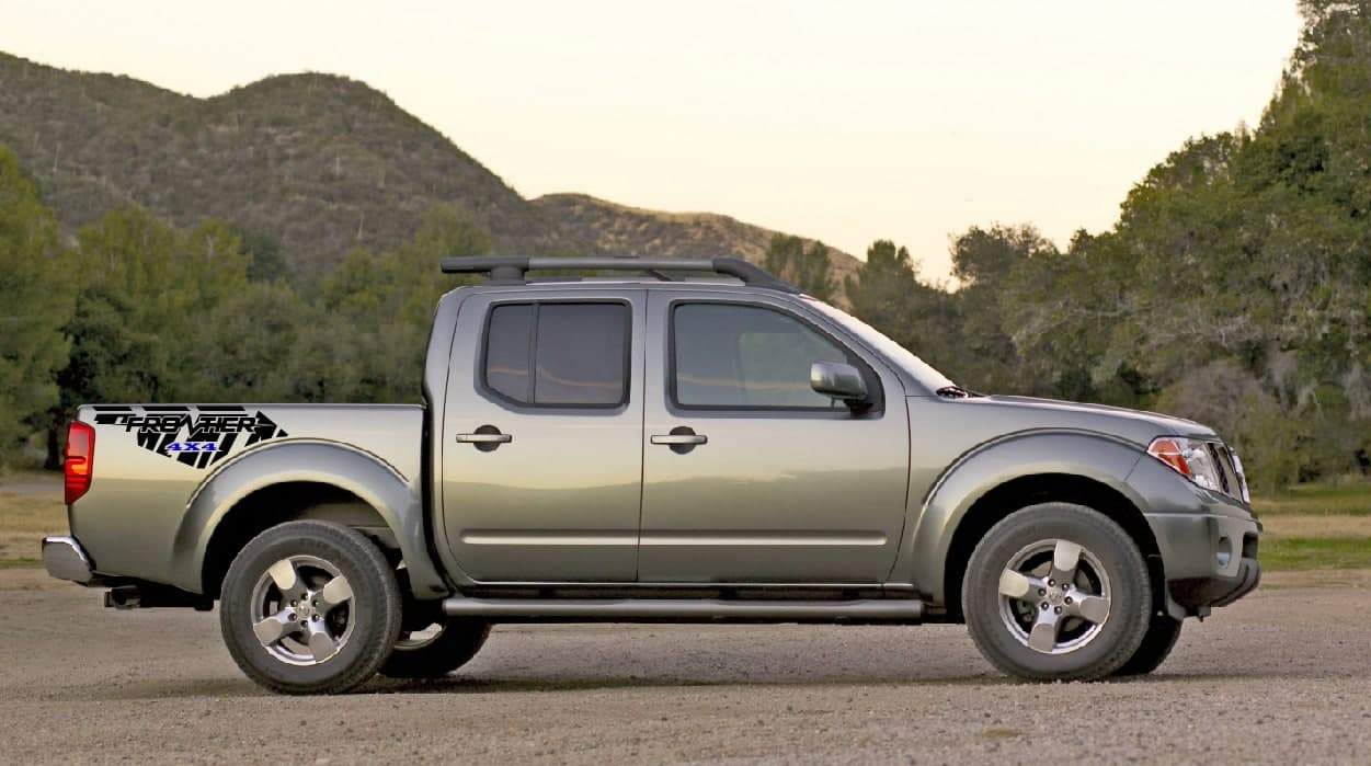 Vinyl Graphics NEW Line Graphic compatible with Nissan Frontier | Car Sticker | Compatible with nissan decal | universal decals stickers