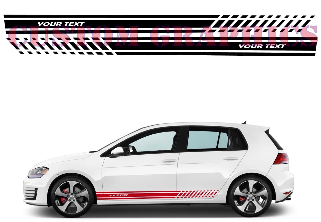 Vinyl Graphics NEW Line graphic universal sticker decal Kit for Car Any Vehicle | UNIVERSAL STICKERS