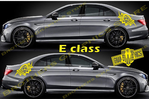 Racing Decal Kit Sticker For Mercedes-Benz E-CLASS - Brothers-Graphics