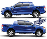 Racing Decal Sticker Side Door Stripe Stickers For Ford Ranger - Brothers-Graphics