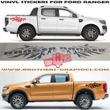 Autocollant de course pour rayures de porte latérale pour Ford Ranger 2023