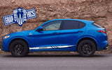 Racing Stripes Stickers For Alfa Romeo Stelvio - Brothers-Graphics