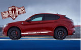 Racing Stripes Stickers For Alfa Romeo Stelvio - Brothers-Graphics