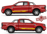 Side door stripe vinyl decal graphic sticker Kit for Ford Ranger - Brothers-Graphics