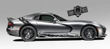 Side Vinyl Door Decal Racing Stripe stickers for Dodge Viper 2000-2019. - Brothers-Graphics