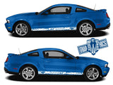 Sport Sticker Decal Side Door Stripes for Ford Mustang 2000-2019 - Brothers-Graphics Custom side graphics for Ford Mustang 2000–2019, vinyl stripe decal kit