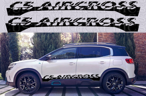 Vinyl Graphics Stickers Compatible With CITROEN C5 AIRCROSS Hybrid Decals Vinyl Style Design