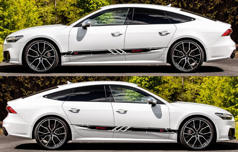 Two Color Decals & Stickers for Audi A7