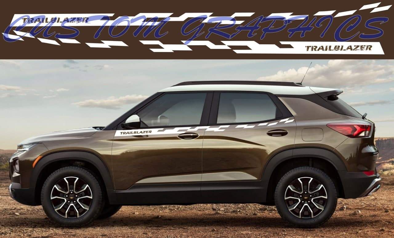 Vinyl Graphics Unique Design Decal Vinyl Stickers Compatible with Chevrolet Trailblazer