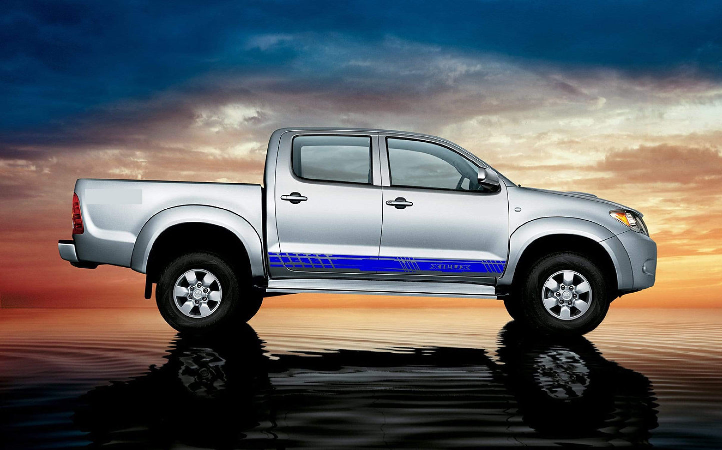 Autocollants en vinyle pour Toyota Hilux | Kit graphique Toyota Hilux | Kit de décalcomanies Toyota Hilux