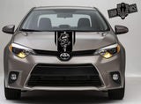 Vinyl Graphics Line Stripes For Toyota Corolla - Brothers-Graphics