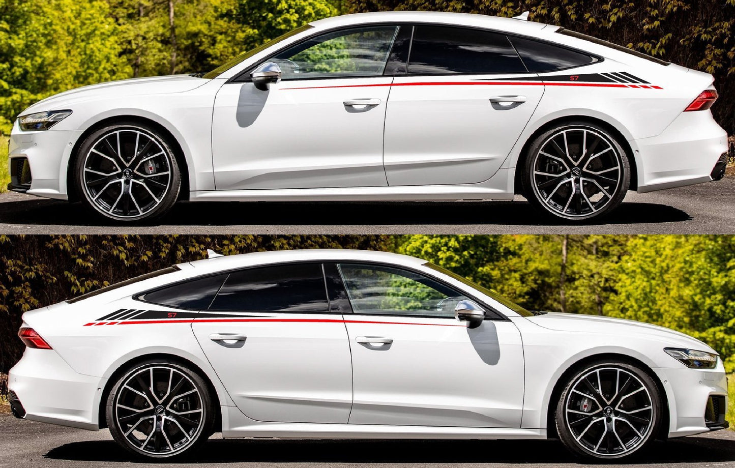 Autocollants graphiques en vinyle pour AUDI A7