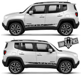 Vinyl Racing Stripe Stickers For Jeep Renegade - Brothers-Graphics
