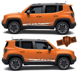 Vinyl Racing Stripe Stickers For Jeep Renegade - Brothers-Graphics