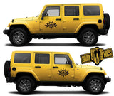 Vinyl Racing Stripe Stickers For Jeep Wrangler - Brothers-Graphics