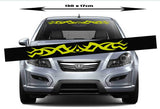 Vinyl Graphics Windshield Decal Compatible with any car vechile stickers