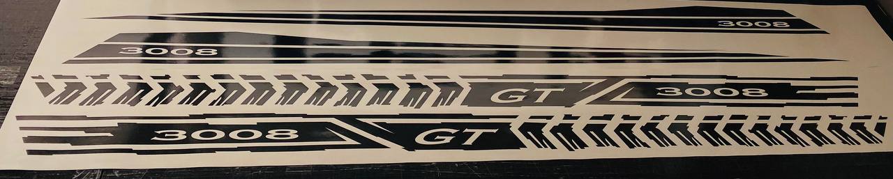 Racing Vinyl Decals Stickers For Peugeot 3008 car accessories,  opel grandland,  car stickers,  car decals,  vinyl stripes,  car stickers,  custom graphics,  grandland,  opel,  racing stripes,  door decals,  custom car parts