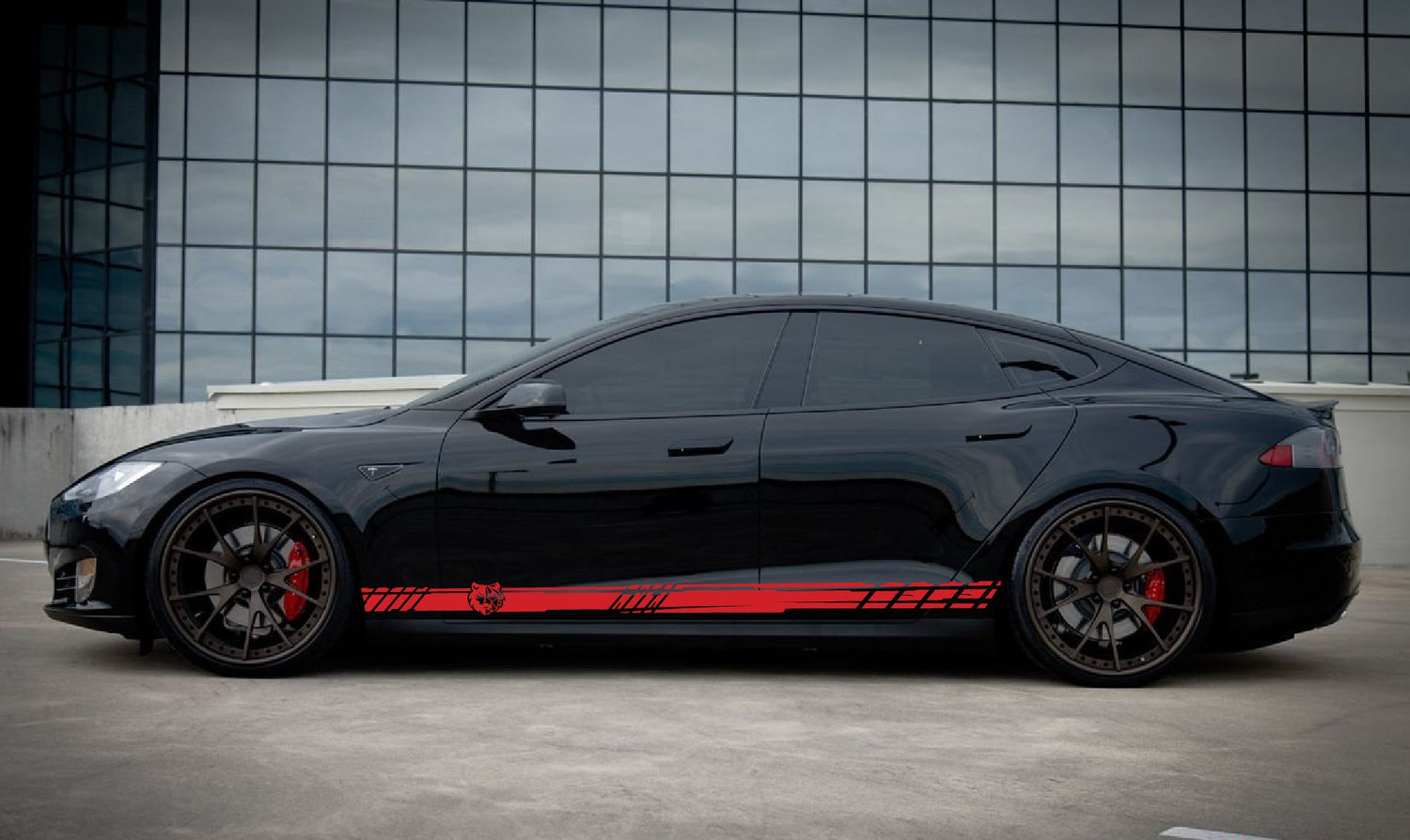 Tesla Collection Transform your Tesla with futuristic vinyl decals that highlight its clean electric design