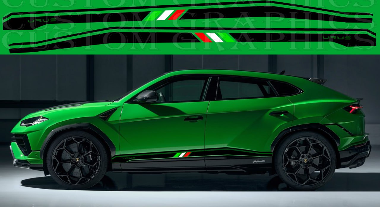 Vinyl decals and stripe graphics SUVs Premium Sticker Lamborghini