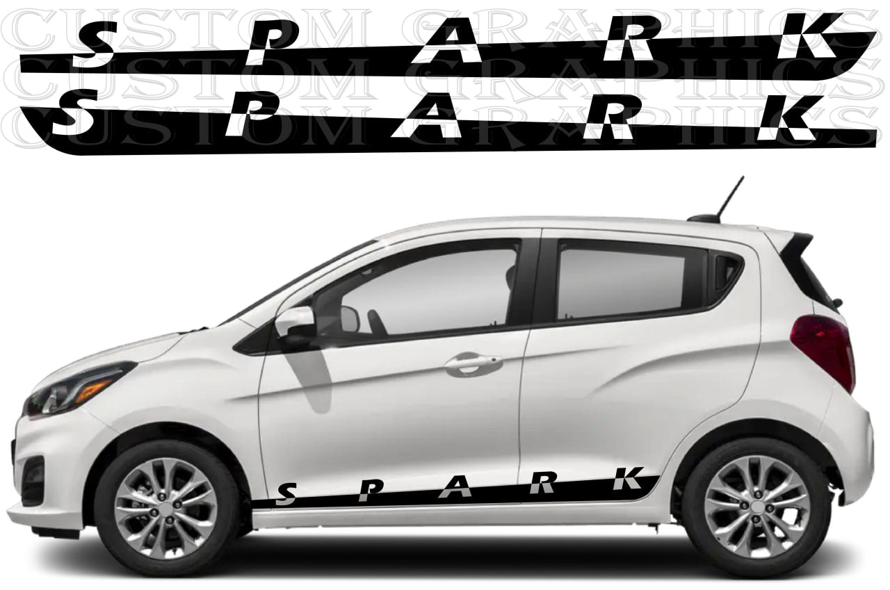 Premium Stickers Compatible with Chevrolet Spark Vinyl car stickers,  Automotive decals,  Custom car stickers,  Car styling decals,  Graphic car stickers,   Decorative car decals,  Car Styling,  Premium Quality