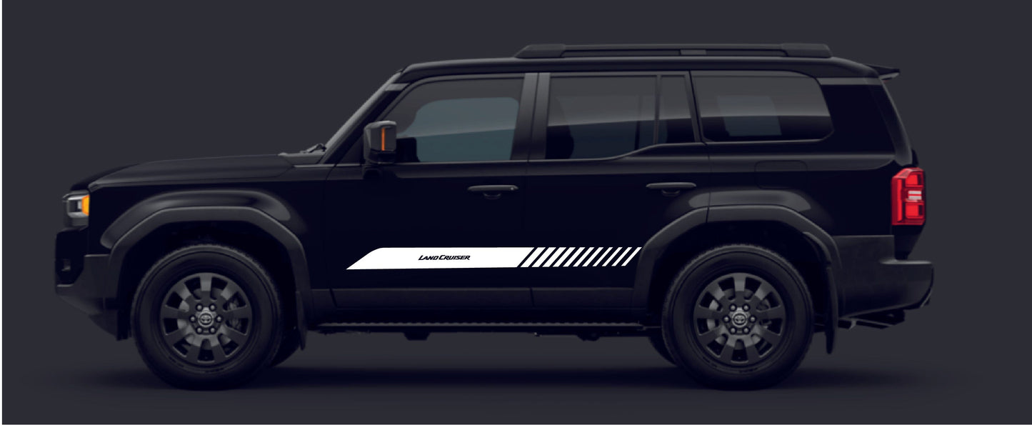 Autocollant en vinyle de qualité supérieure compatible avec le meilleur design de Toyota Land Cruiser
