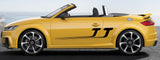 Sticker Car Side Vinyl Stripes Compatible with Audi TT Name Design Body Kit