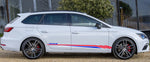 Autocollants en vinyle de qualité supérieure Style Stripes compatibles avec Seat Leon