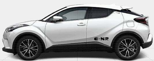 Bandes autocollantes en vinyle de qualité supérieure compatibles avec Toyota C-HR 2024