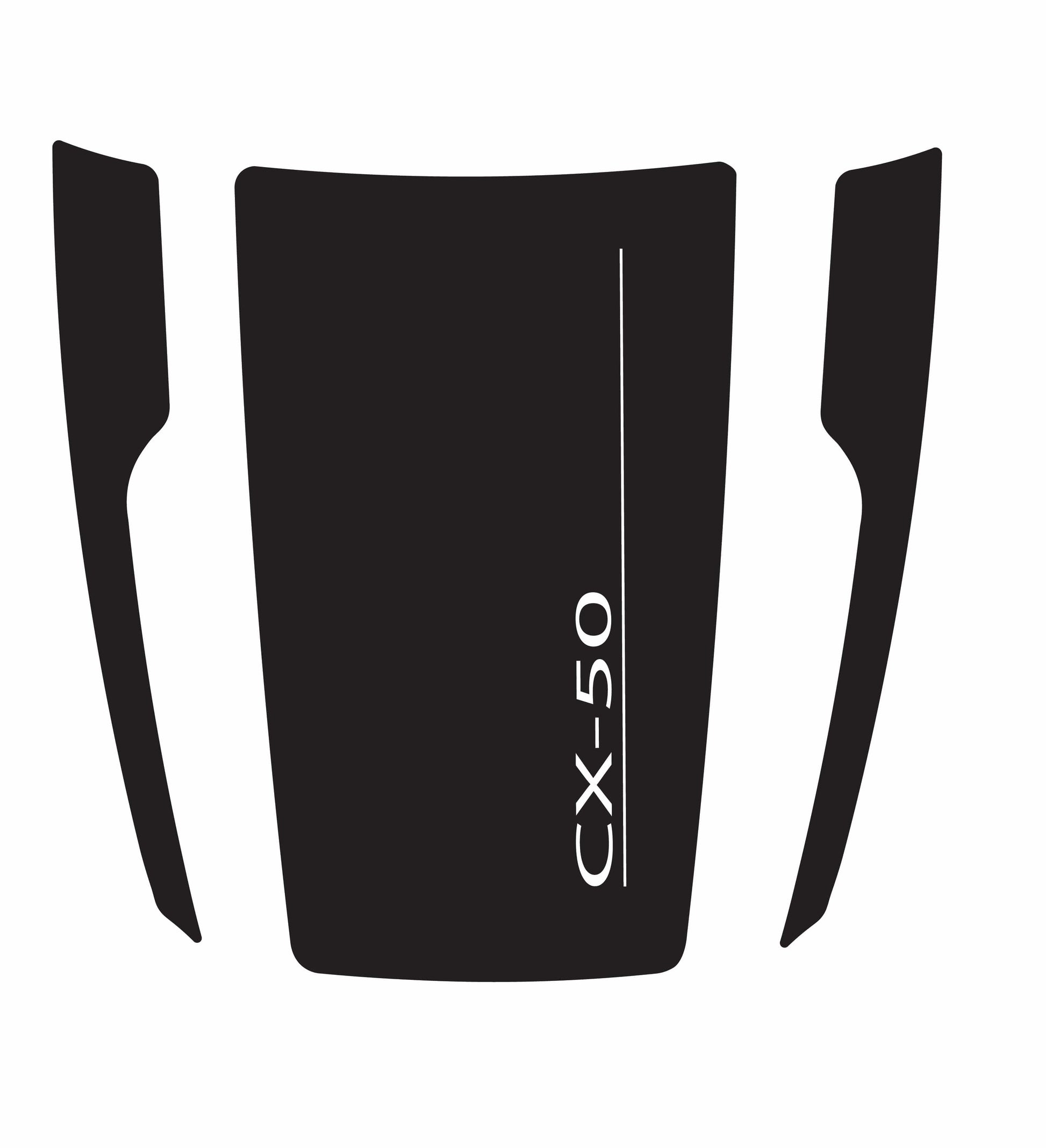 Premium Hood Sticker Compatible with Mazda CX-50 Decorative car decals