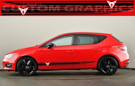 Premium Vinyl Stickers Best Stripes Compatible With Seat Leon