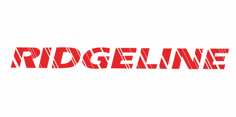Red 'Ridgeline' logo on a white background